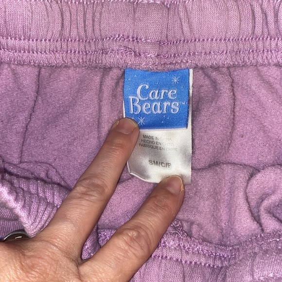 Care Bears Lavender 2 pc Jogging set/hoodie&o ants EUC WORN 2x if that! - Picture 11 of 15